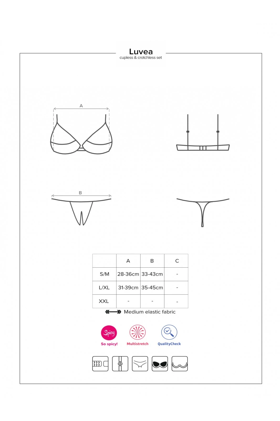 Obsessive Luvae - Ensemble Noir Ouvert 2 Pcs 7 Obsessive Luvae - Ensemble Noir Ouvert 2 Pcs – Image 7