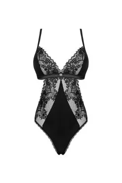 Obsessive Body Noir En Dentelle "Maderris" -Promos Body lingerie Magasin maderris body noir 4
