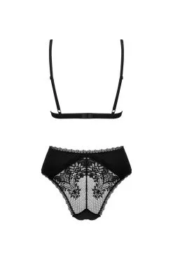 Obsessive Body Noir En Dentelle "Maderris" -Promos Body lingerie Magasin maderris body noir 5