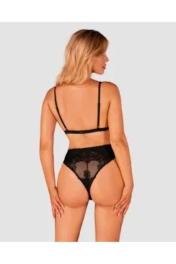 Obsessive Body Noir En Dentelle "Maderris" -Promos Body lingerie Magasin maderris body noir 7