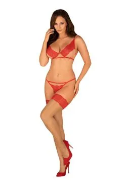 Obsessive Mellania | Ensemble Rouge 11 Obsessive Mellania | Ensemble Rouge -Promos Body lingerie Magasin mellania ensemble 2 pcs rouge 2