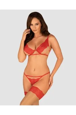 Obsessive Mellania | Ensemble Rouge 13 Obsessive Mellania | Ensemble Rouge -Promos Body lingerie Magasin mellania ensemble 2 pcs rouge 4