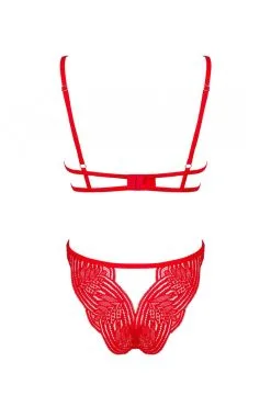 Obsessive Mellania | Ensemble Rouge 16 Obsessive Mellania | Ensemble Rouge -Promos Body lingerie Magasin mellania ensemble 2 pcs rouge 7