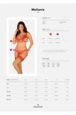 Obsessive Mellania | Ensemble Rouge 17 Obsessive Mellania | Ensemble Rouge -Promos Body lingerie Magasin mellania ensemble 2 pcs rouge 8