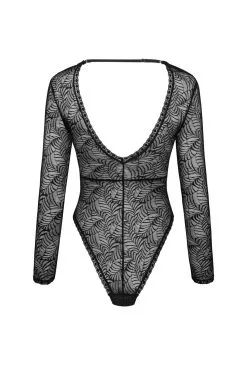Body Noir En Dentelle "Merlys" - Obsessive -Promos Body lingerie Magasin merlys body noir 5