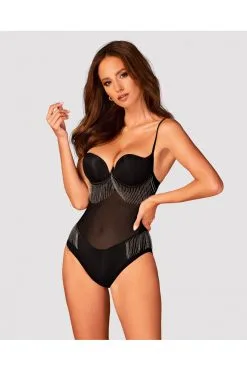 Obsessive Milladis - Body Noir -Promos Body lingerie Magasin milladis body 7