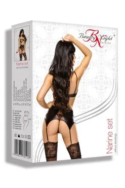 Beauty Night Narine Ensemble Noir -Promos Body lingerie Magasin narine ensemble noir 7
