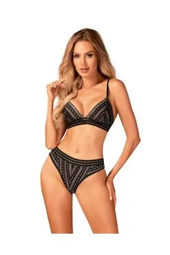Obsessive Natilya - Ensemble 2 Pièces Noir