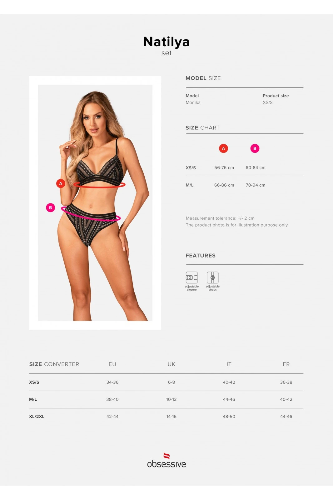 Obsessive Natilya - Ensemble 2 Pièces Noir 9 Obsessive Natilya - Ensemble 2 Pièces Noir – Image 9
