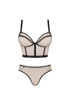 Obsessive Nudelia | Ensemble 2 Pcs -Promos Body lingerie Magasin nudelia ensemble 2 pcs nude 4