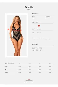 Obsessive Olvidia | Body Dentelle & Résille -Promos Body lingerie Magasin olvidia body 6