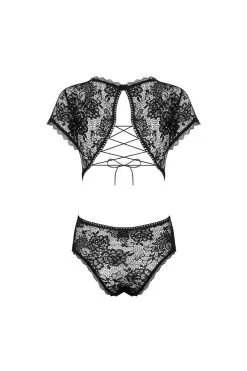 Obsessive Peonesia - Body Noir Dentelle -Promos Body lingerie Magasin peonesia body noir 5