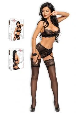 Beauty Night Ravenna Ensemble Noir -Promos Body lingerie Magasin ravenna ensemble noir 2
