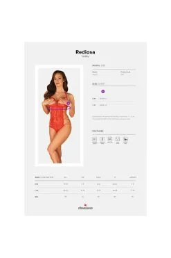 Obsessive Rediosa | Body Rouge Ouvert 13 Obsessive Rediosa | Body Rouge Ouvert -Promos Body lingerie Magasin rediosa body ouvert rouge 6
