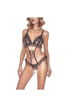 Anaïs Salmakis Body Noir -Promos Body lingerie Magasin salmakis body noir 2