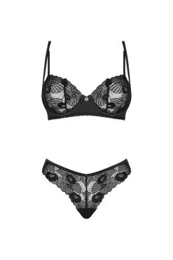 Obsessive Ensemble Serena Love - Lingerie Charmante -Promos Body lingerie Magasin serena love ensemble noir 4