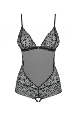 Obsessive Shibu Body Ouvert Noir -Promos Body lingerie Magasin shibu body ouvert noir 4