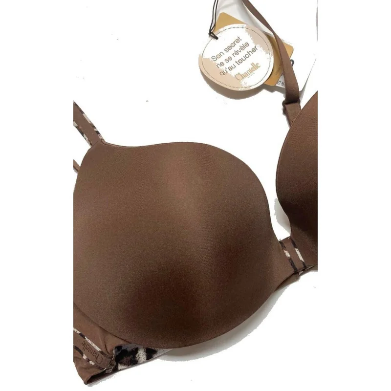 Soutien Gorge Push Up Irrésistible Chantelle Chocolat 2 Soutien Gorge Push Up Irrésistible Chantelle Chocolat – Image 2