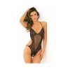 Rene Rofe Body Dentelle Noir Ouvert à L'entrejambe