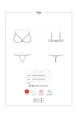 Obsessive Tulia Ensemble 2 Pcs Noir & Fuchsia 13 Obsessive Tulia Ensemble 2 Pcs Noir & Fuchsia -Promos Body lingerie Magasin tulia ensemble 2 pcs noir fuchsia 6