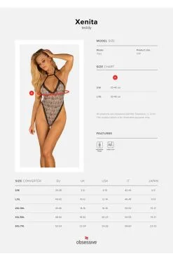 Obsessive Xenita | Body String Dos Nu -Promos Body lingerie Magasin xenita body 6