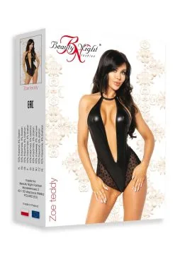 Beauty Night Zoe - Body Noir -Promos Body lingerie Magasin zoe body noir 4