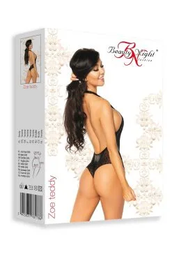 Beauty Night Zoe - Body Noir -Promos Body lingerie Magasin zoe body noir 5